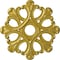 Ekena Millwork Angel Ceiling Medallion (Fits Canopies up to 4 3/8"), 20 7/8"OD x 3 5/8"ID x 1"P, Rich Gold CM20ANRGS - alternate 1
